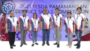 The hardworking coaches with the ever supportive school admin. From L-R: Ms. Mary Ann Coper, Mr. Vincent Batoon, Ms. Geralyn Asid, Mr. Jose Montenegro, Mr. Cosme Mateo Jr., Ms. Jovell Villanueva, and Mr. Rudolf Tolentino